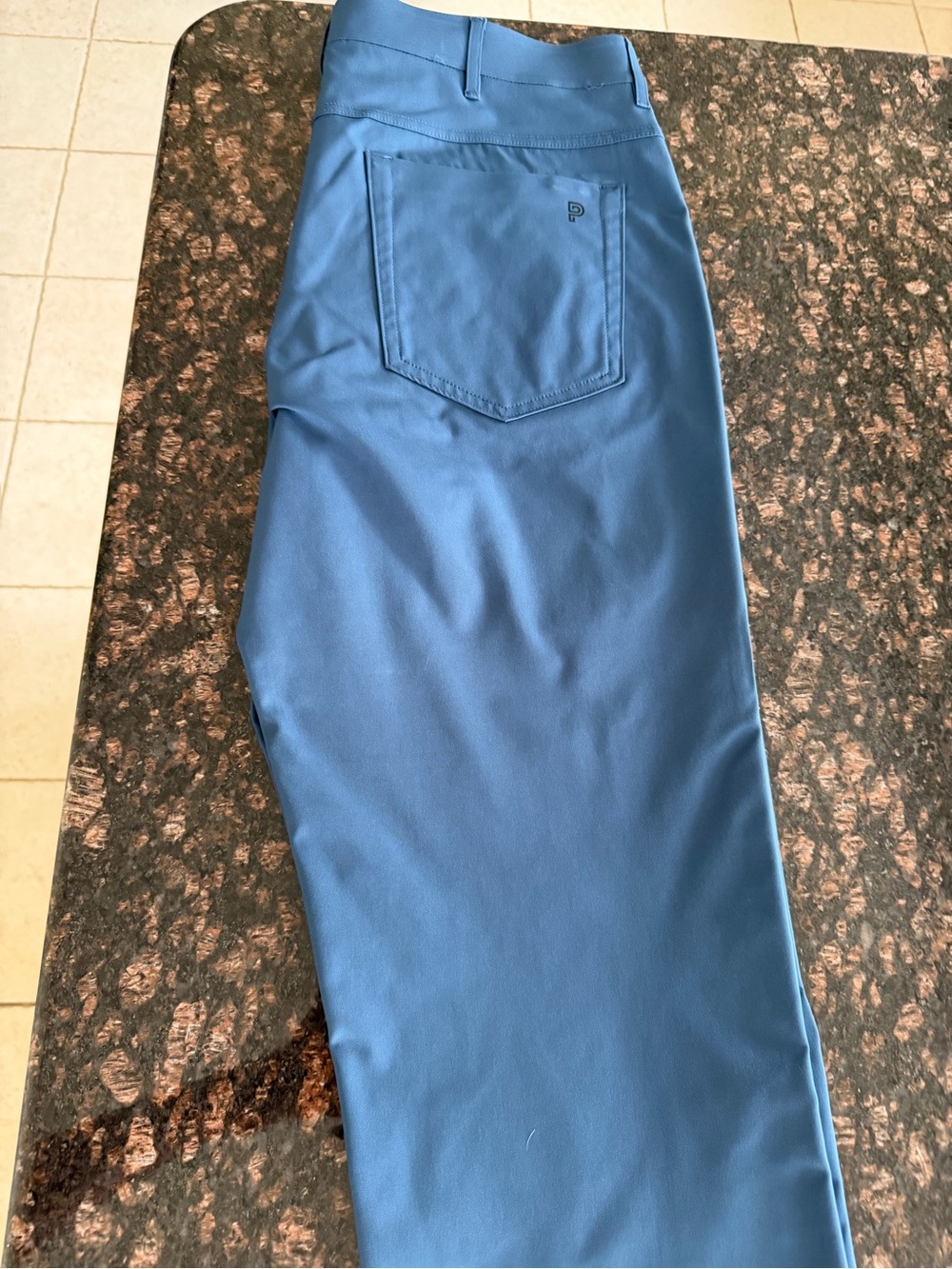 Blue Stretch Ponte Pants 
Public Rec Brand